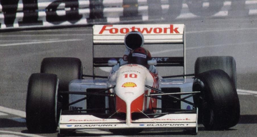 Footwork FA12 (1991) - Alex Caffi, Monaco